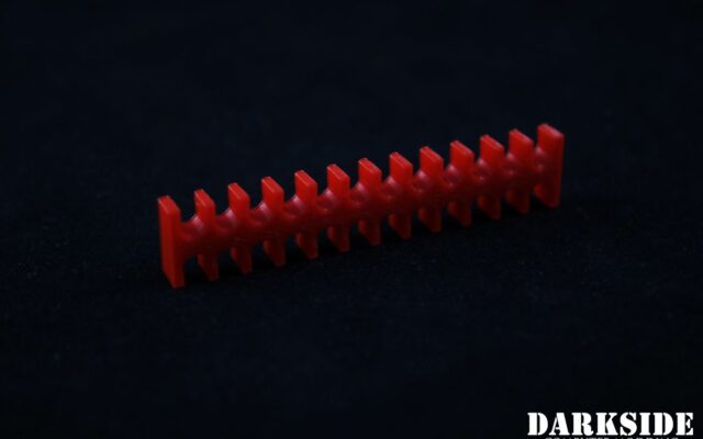 24-pin Cable Management Holder Comb - Red
