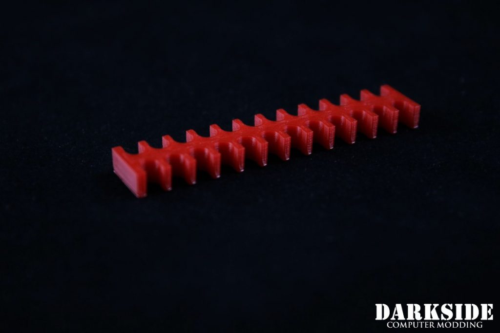 24-pin Cable Management Holder Comb - Red-2