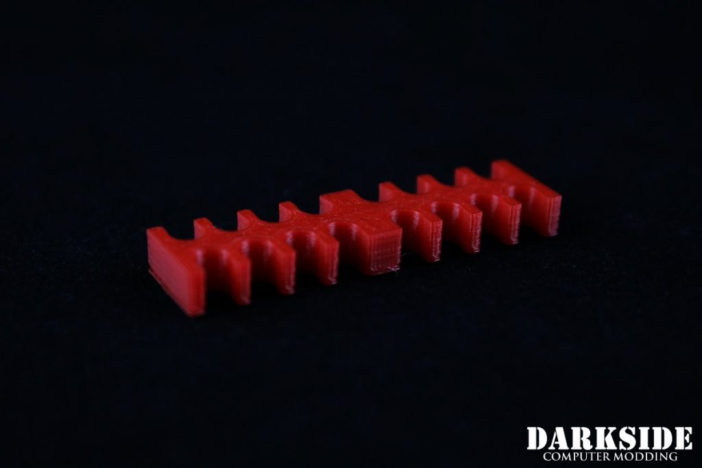16-pin Cable Management Holder Comb - Red