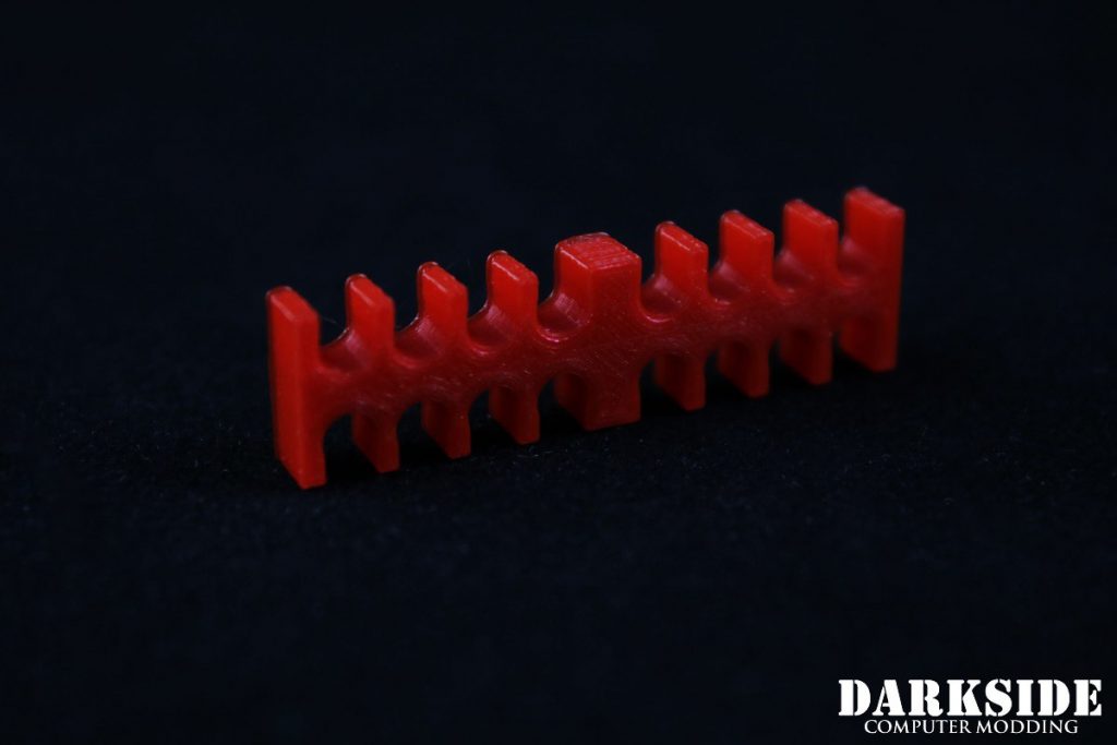 16-pin Cable Management Holder Comb - Red-2