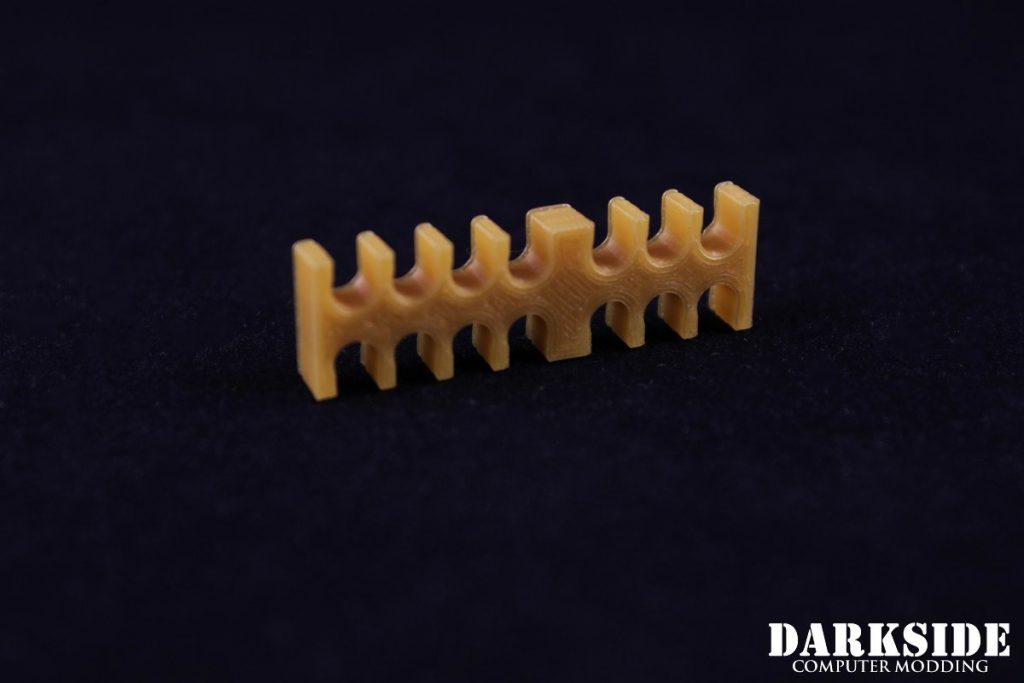 14-pin Cable Management Holder Comb - Gold