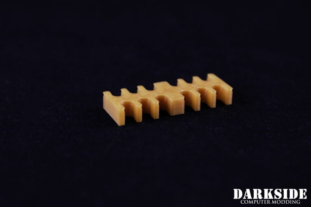 12-pin Cable Management Holder Comb - Gold-2