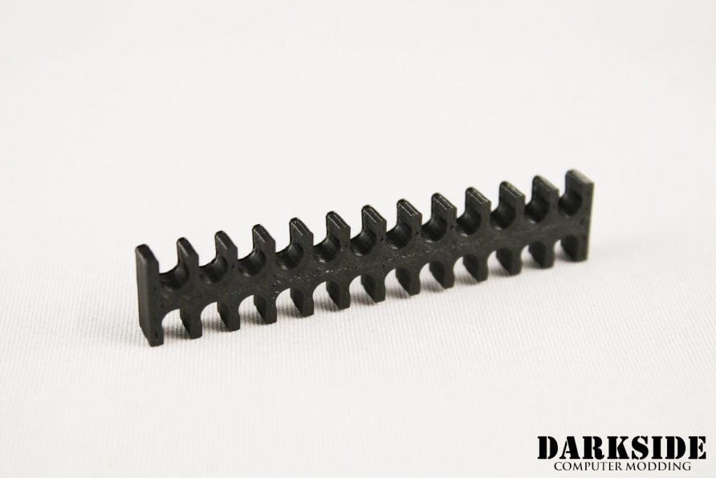 10-pin Cable Management Holder Comb - Black