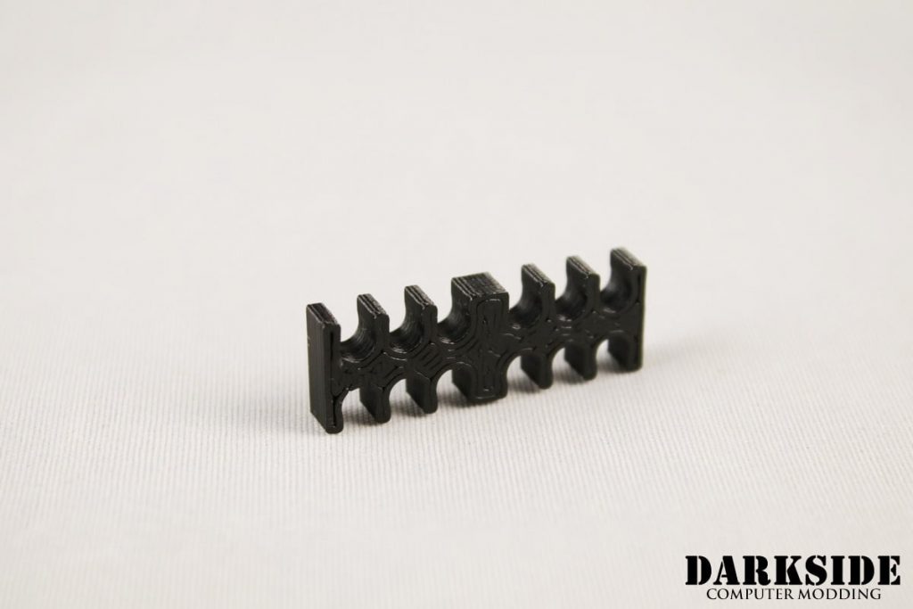 12-pin Cable Management Holder Comb - Black