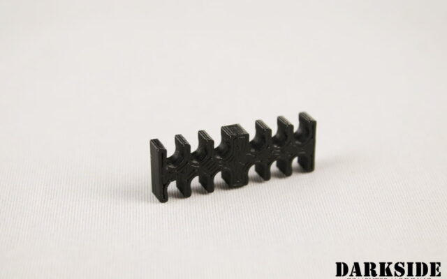 12-pin Cable Management Holder Comb - Black