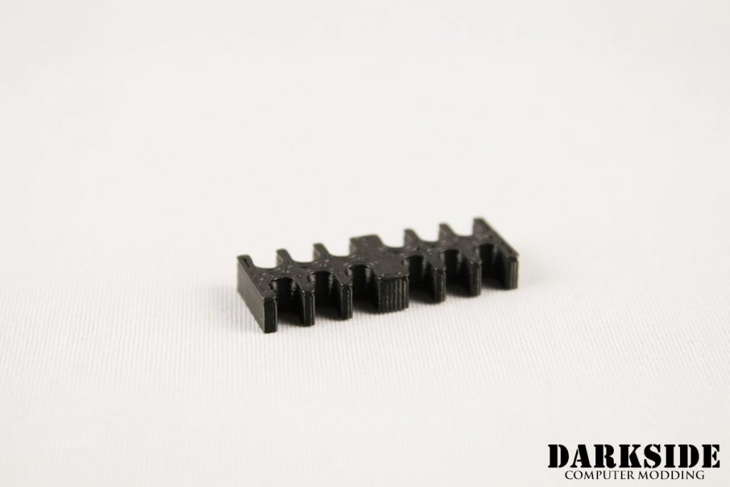 12-pin Cable Management Holder Comb - Black-2