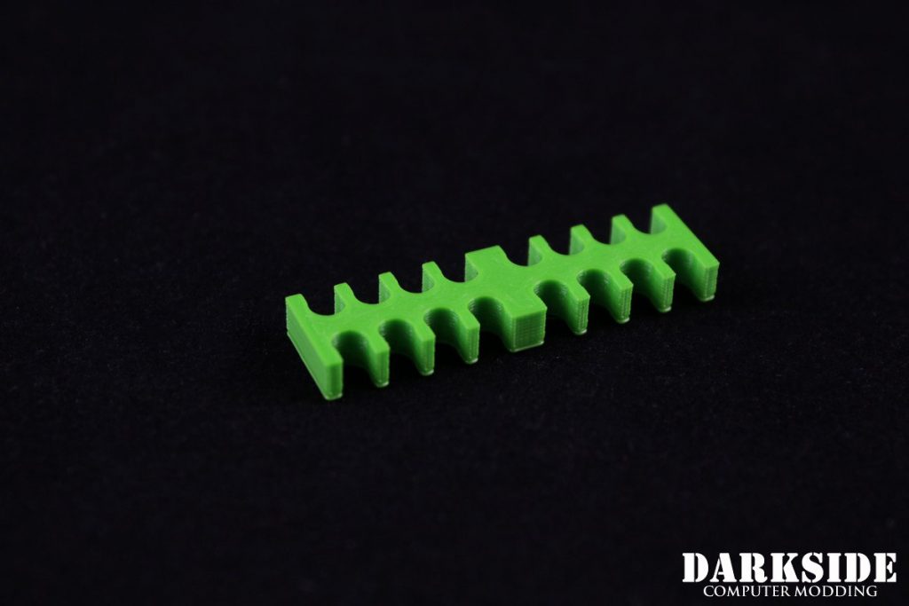 16-pin Cable Management Holder Comb - Green