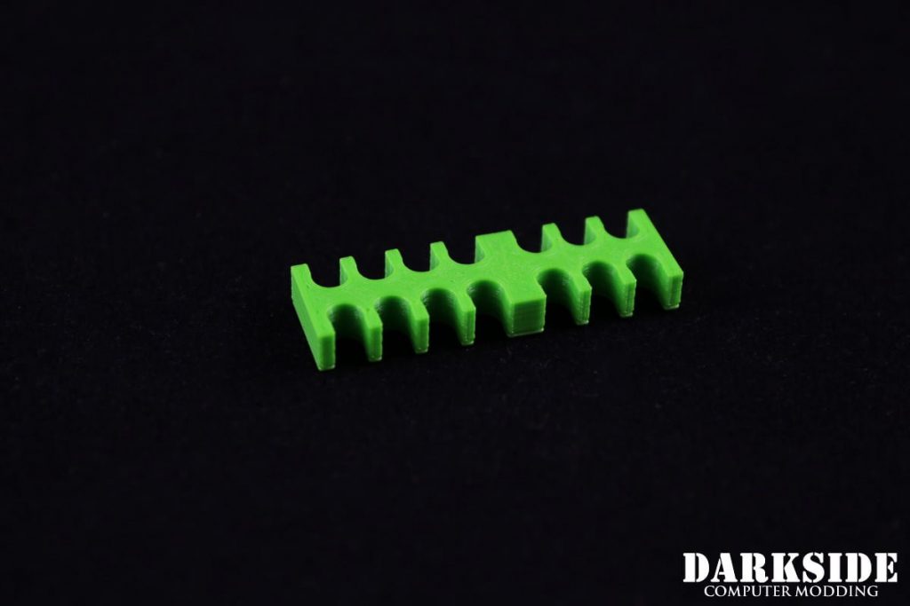 14-pin Cable Management Holder Comb - Green