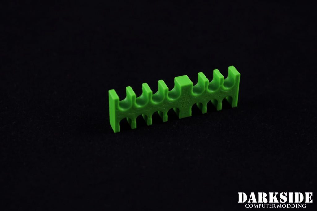 14-pin Cable Management Holder Comb - Green-2
