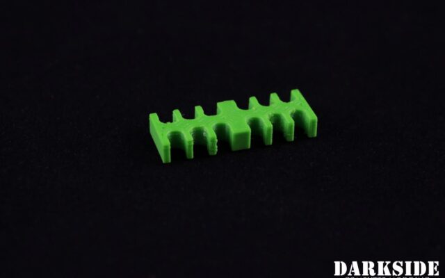 12-pin Cable Management Holder Comb - Green