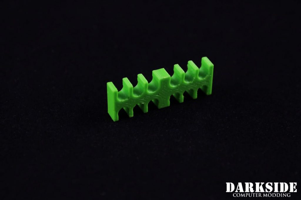 12-pin Cable Management Holder Comb - Green-2