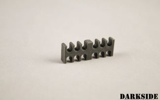 12-pin Cable Management Holder Comb - Gun Metal