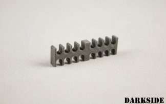16-pin Cable Management Holder Comb - Gun Metal