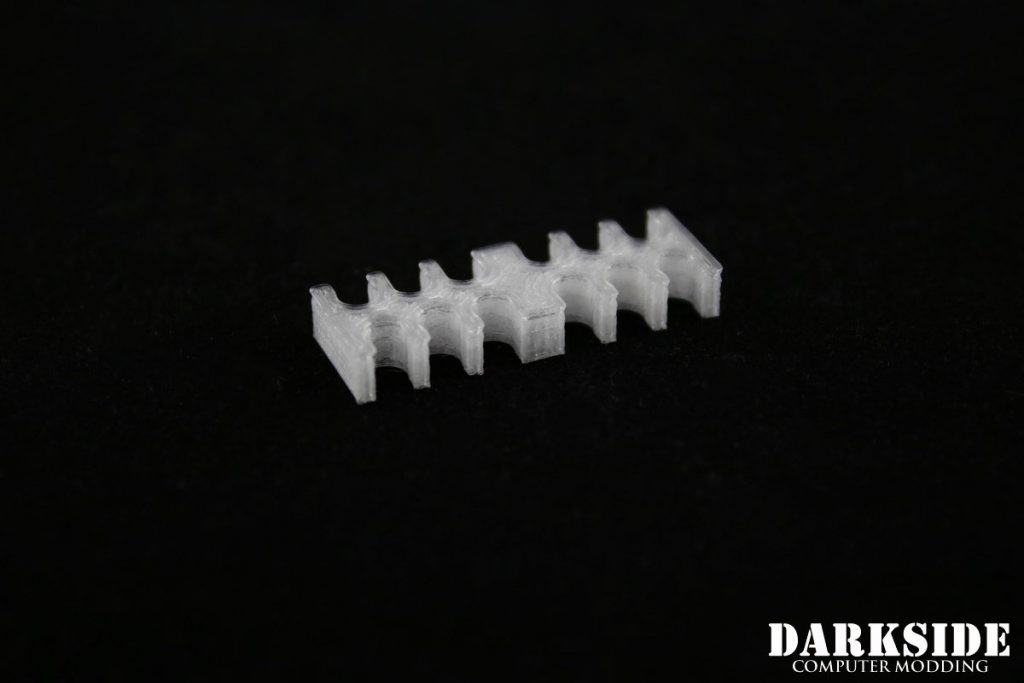 12-pin Cable Management Holder Comb - Frosted