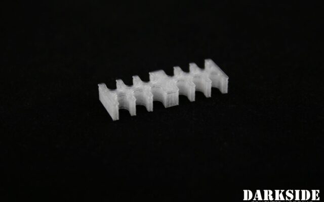 12-pin Cable Management Holder Comb - Frosted