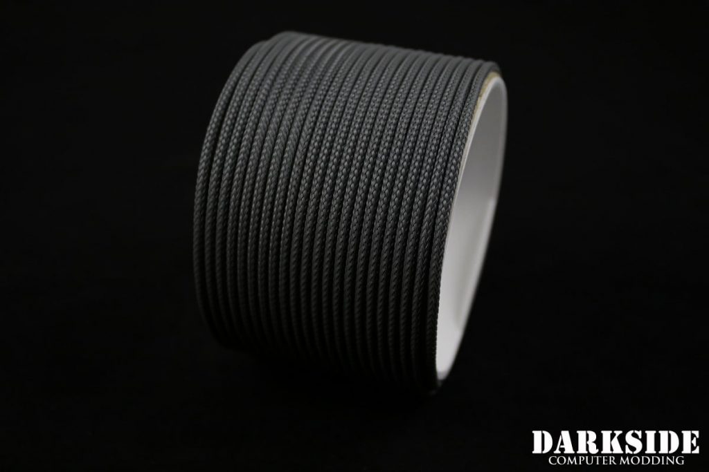 5/64" ( 2mm ) DarkSide HD Cable Sleeving - Gun Metal-2