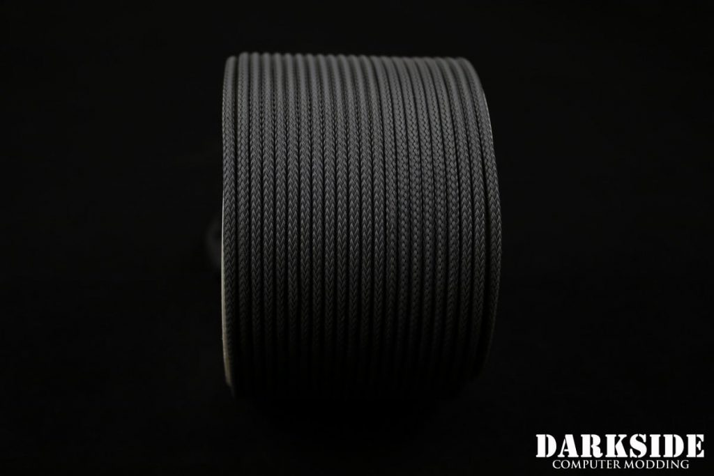 5/64" ( 2mm ) DarkSide HD Cable Sleeving - Gun Metal-3