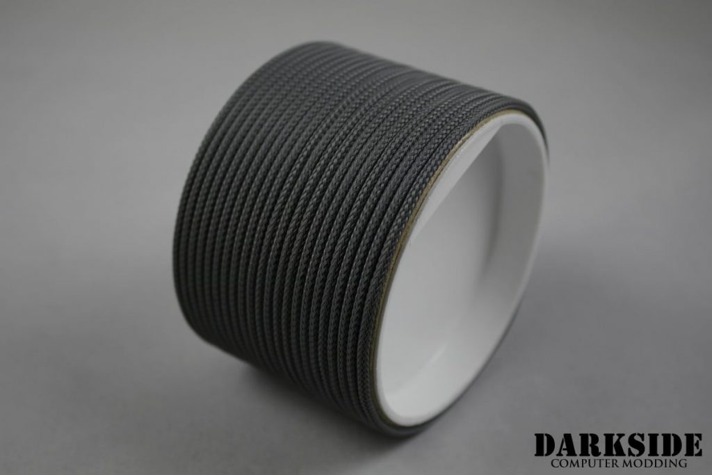 5/64" ( 2mm ) DarkSide HD Cable Sleeving - Gun Metal-4