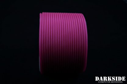 5/64" ( 2mm ) DarkSide HD Cable Sleeving - Hot Pink (UV)-2