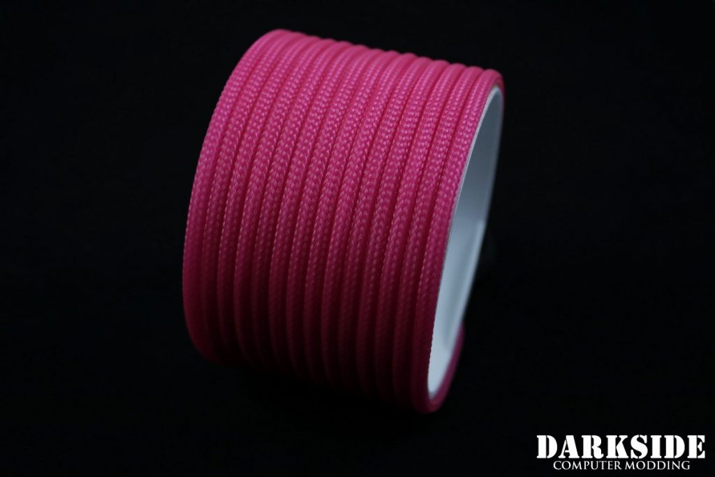 5/32" (4mm) DarkSide HD Cable Sleeving - Hot Pink (UV)-3