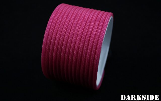 5/32" (4mm) DarkSide HD Cable Sleeving - Hot Pink (UV)-3