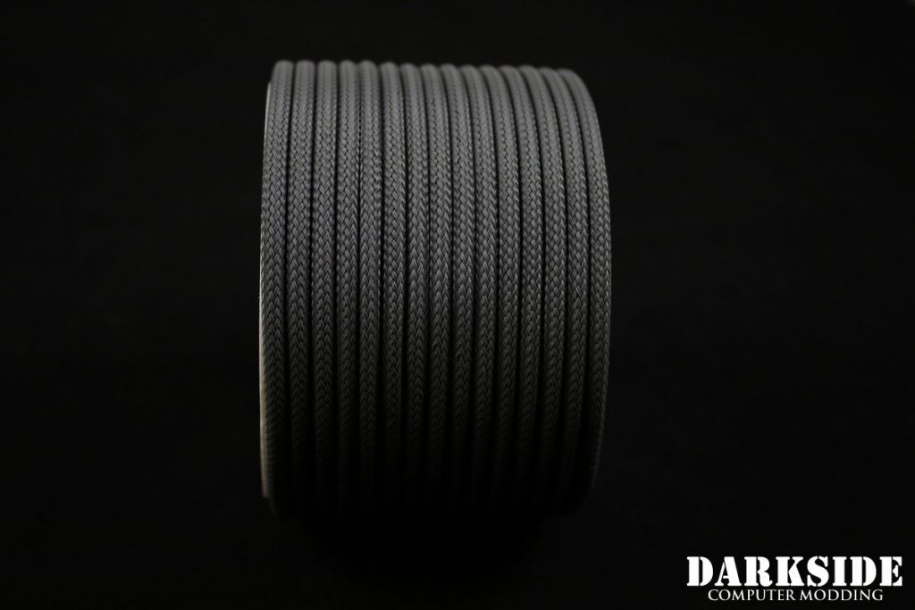 5/32" (4mm) DarkSide HD Cable Sleeving - Gun Metal
