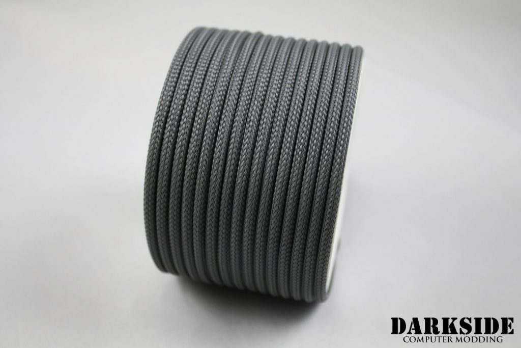 5/32" (4mm) DarkSide HD Cable Sleeving - Gun Metal-2