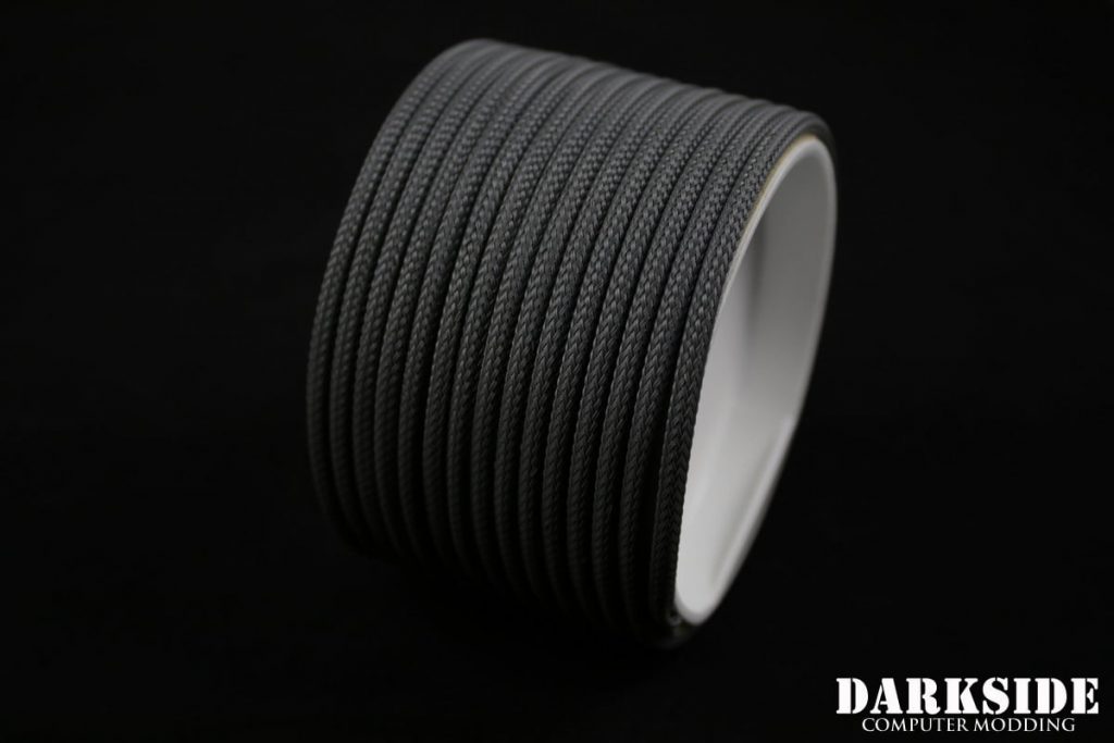 5/32" (4mm) DarkSide HD Cable Sleeving - Gun Metal-3