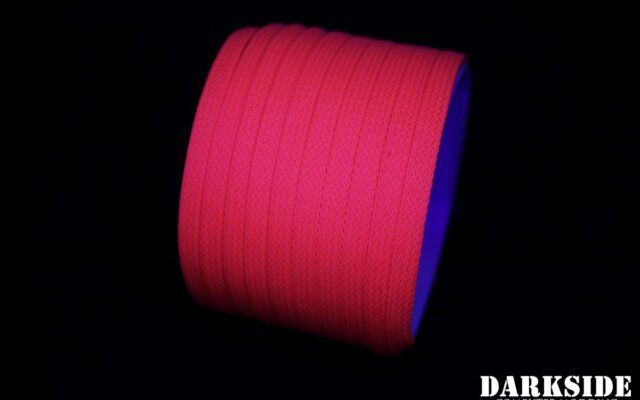 1/4" ( 6mm ) DarkSide High Density Cable Sleeving - Coral (UV)