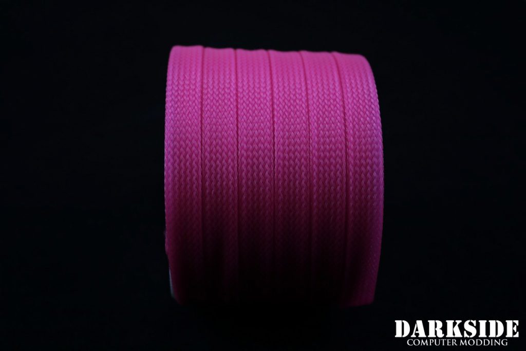 10mm HD SATA Cable Sleeving - Hot Pink (UV)-2