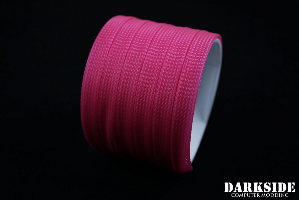 10mm HD SATA Cable Sleeving - Hot Pink (UV)-3