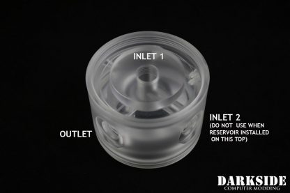 D5 BARREL185  Reservoir-Top Combo -Clear  (pump installation optional) SMALL Rev3