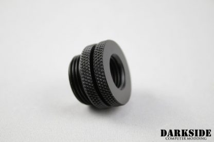 Case/Panel Fill / Drain Port - Pass Through Connector - Black-2