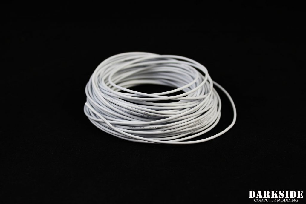 18AWG FT1 Wire - White (PSU)