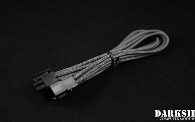 4+4 EPS 12" (30cm) HSL DarkSide Single Braid MF Cable - Gun Metal