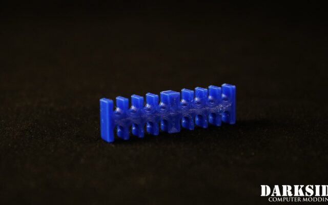 16-pin Cable Management Holder Comb - Dark Blue