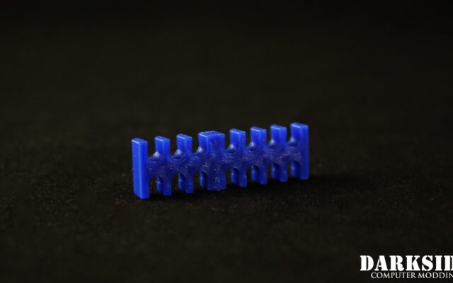 14-pin Cable Management Holder Comb - Dark Blue