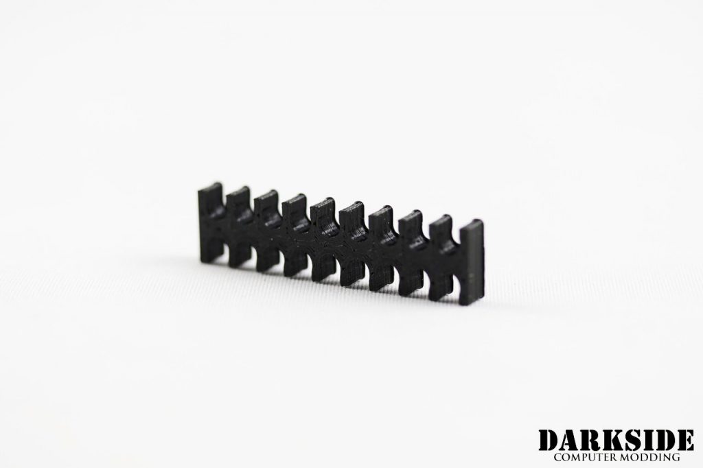 10-pin Cable Management Holder Comb - Black - Image 5