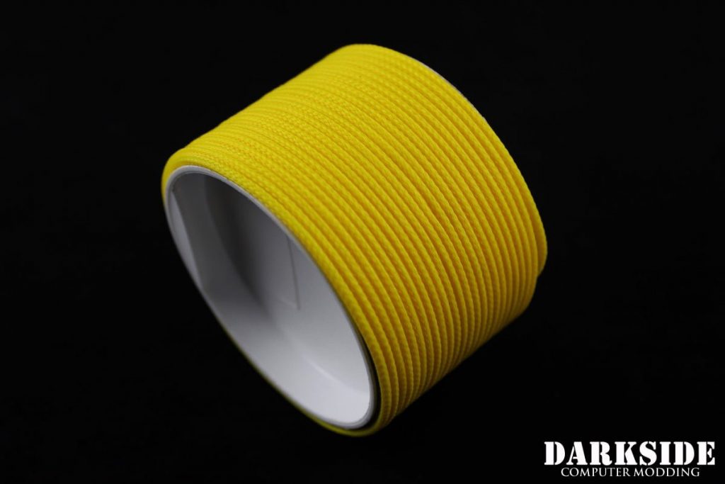 17.5 (45cm) Male-Female Pre-Sleeved ATX and  PCI-E Wire - Yellow - Image 4
