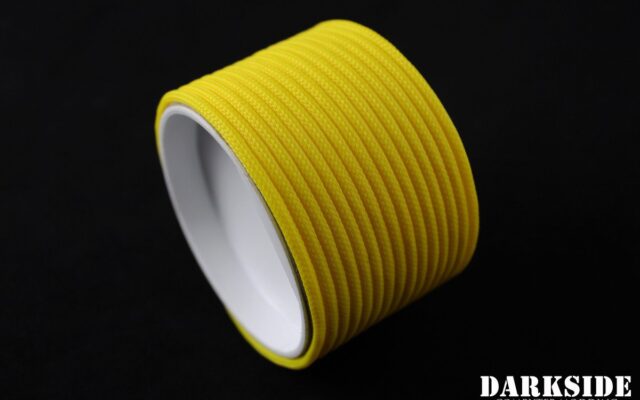 5/32" (4mm) DarkSide HD Cable Sleeving - Yellow II