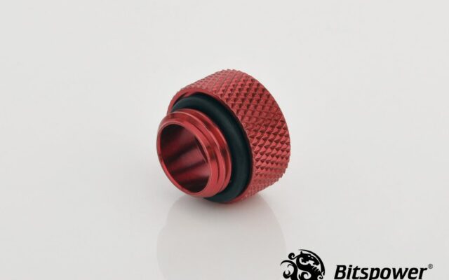 8mm Spacer Extender Adapter  - G1/4 Male/Female - Blood Red