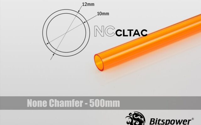 Crystal Link Tube 12mm OD - 500mm length - Orange