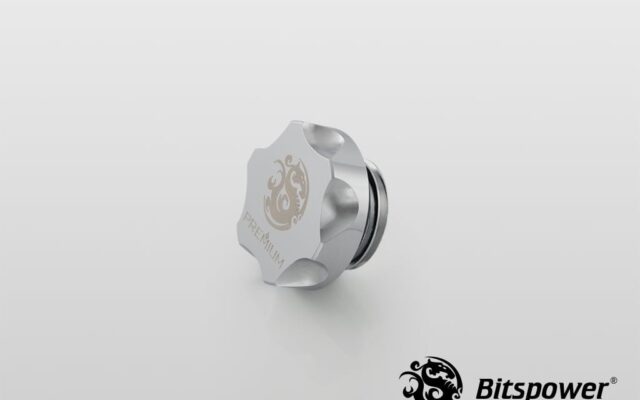 Premium G1/4" Silver Shining Stop Fitting