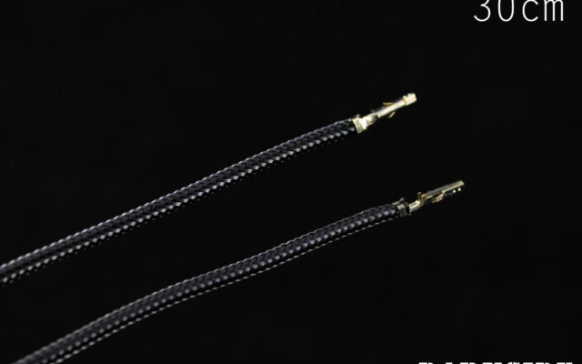 12' (30cm) Female-Female Pre-Sleeved ATX and  PCI-E Wire - Graphite Metallic