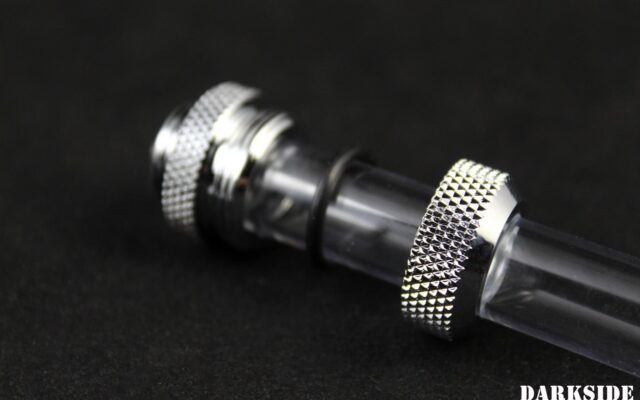 Hard Tube Straight Fitting 10/12mm - Chrome