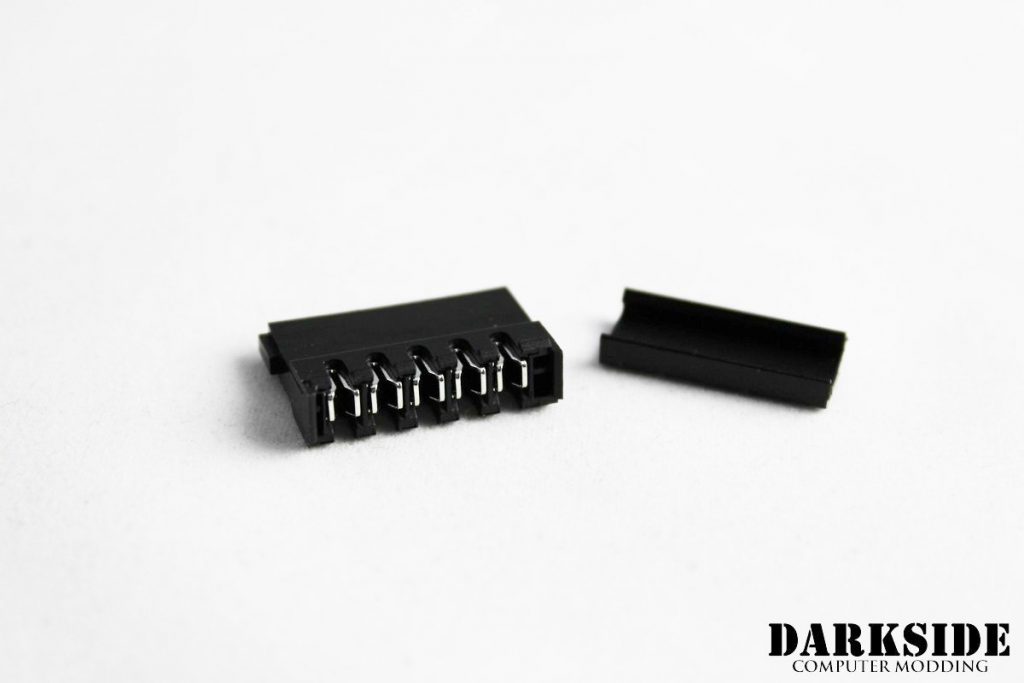 SATA Push-in Connector -  Pass-Thru 180° - Black - Image 2