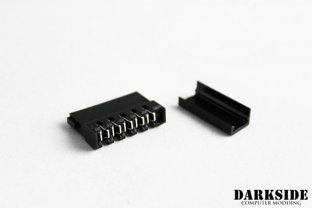 SATA Push-in Connector -  Pass-Thru 180° - Black - Image 3