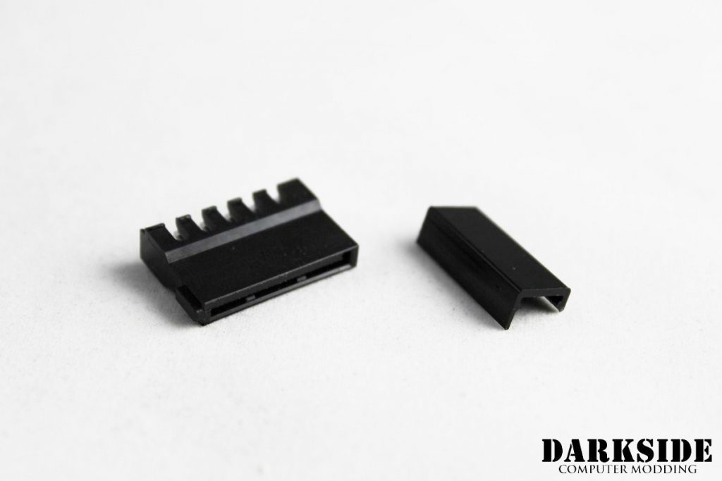 SATA Push-in Connector -  Pass-Thru 180° - Black - Image 4