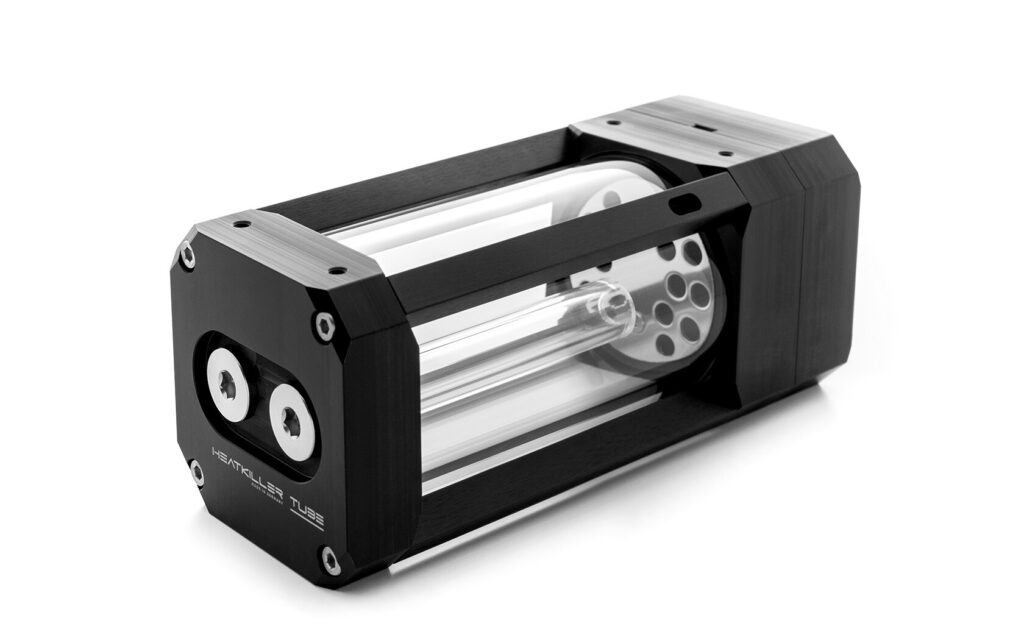 HEATKILLER Tube 100 DDC – Multi-Port Glass Reservoir with DDC Pump Mount - Image 2