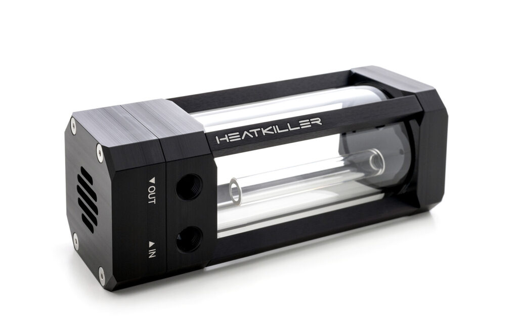 HEATKILLER Tube 100 DDC – Multi-Port Glass Reservoir with DDC Pump Mount - Image 3